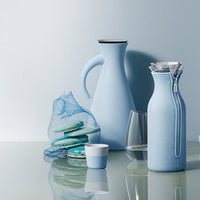 Curve jug & 6 cups set