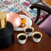 Sunrise coffee set, 6pc