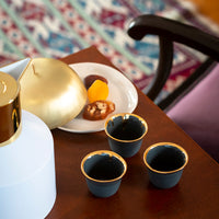 Sunset coffee set, 6pc