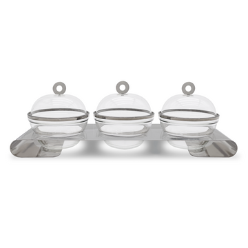 Trio dome serving set