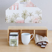 Palm Wood Tea Set