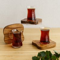 Wood Tea set 6pcs