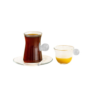 Ball Line Tea and Coffee set with spoons, 6 pcs