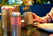 Tin box with mug