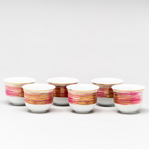 Flow coffee cups, 6pc