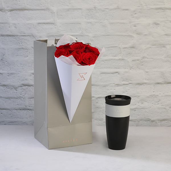 Grand Cru Mug with Roses