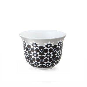 Porcelain coffee cups, 6pcs