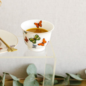 Papillon Chaffe coffee cups, 6pcs