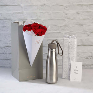Active Bottle with Roses